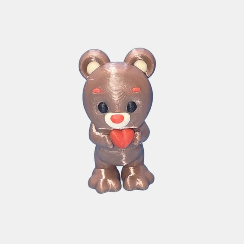 Mini Bear Holding Heart